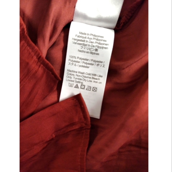 JCrew XS Rust Short sleeve Blouse - Picture 4 of 4